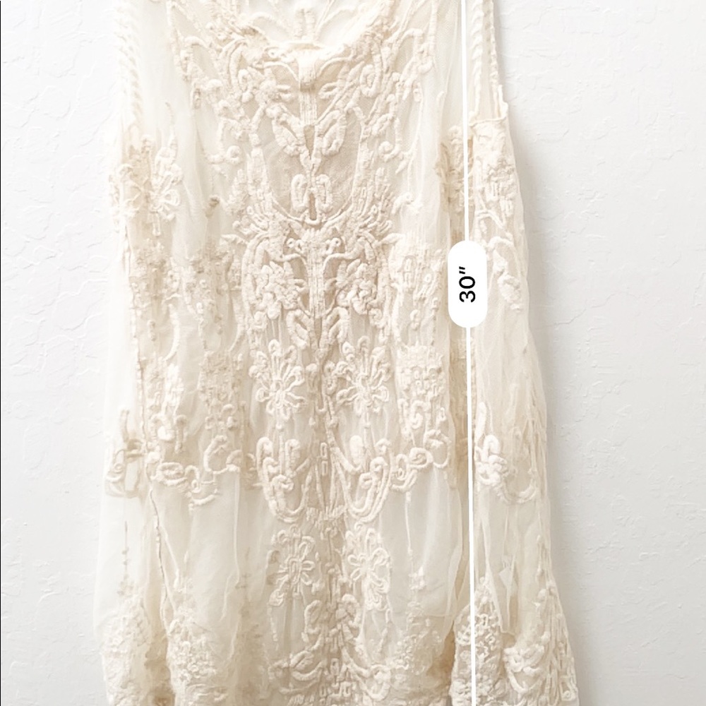 Michael Farrell Lace Tunic Tank - Picture 6 of 6